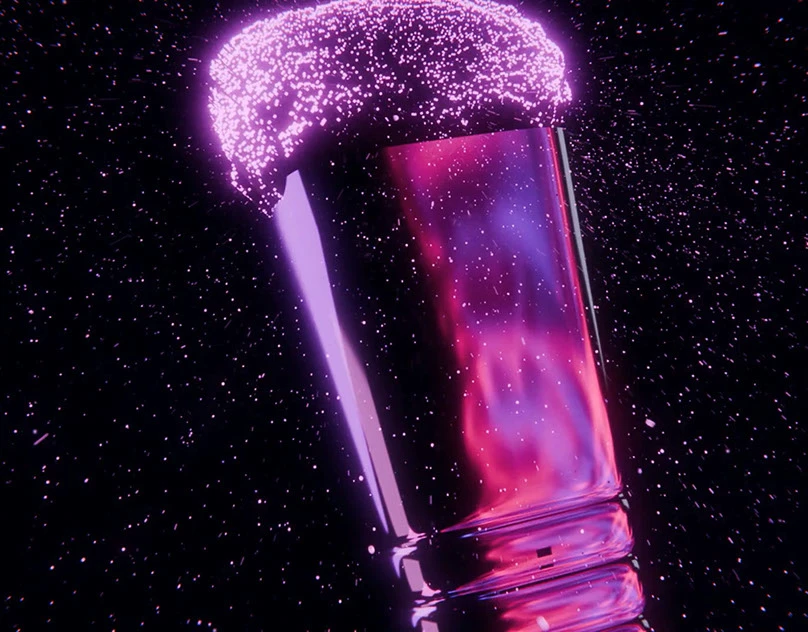 Makeup Brush in Space Animation IN BLENDER 3d by Masum Shahariar