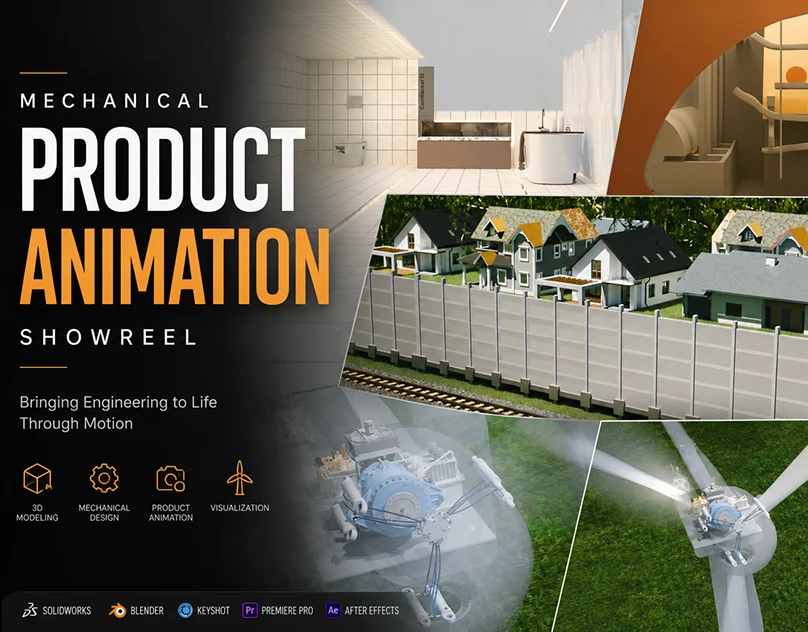 Mechanical Product Animation Showreel by Masum Shahariar